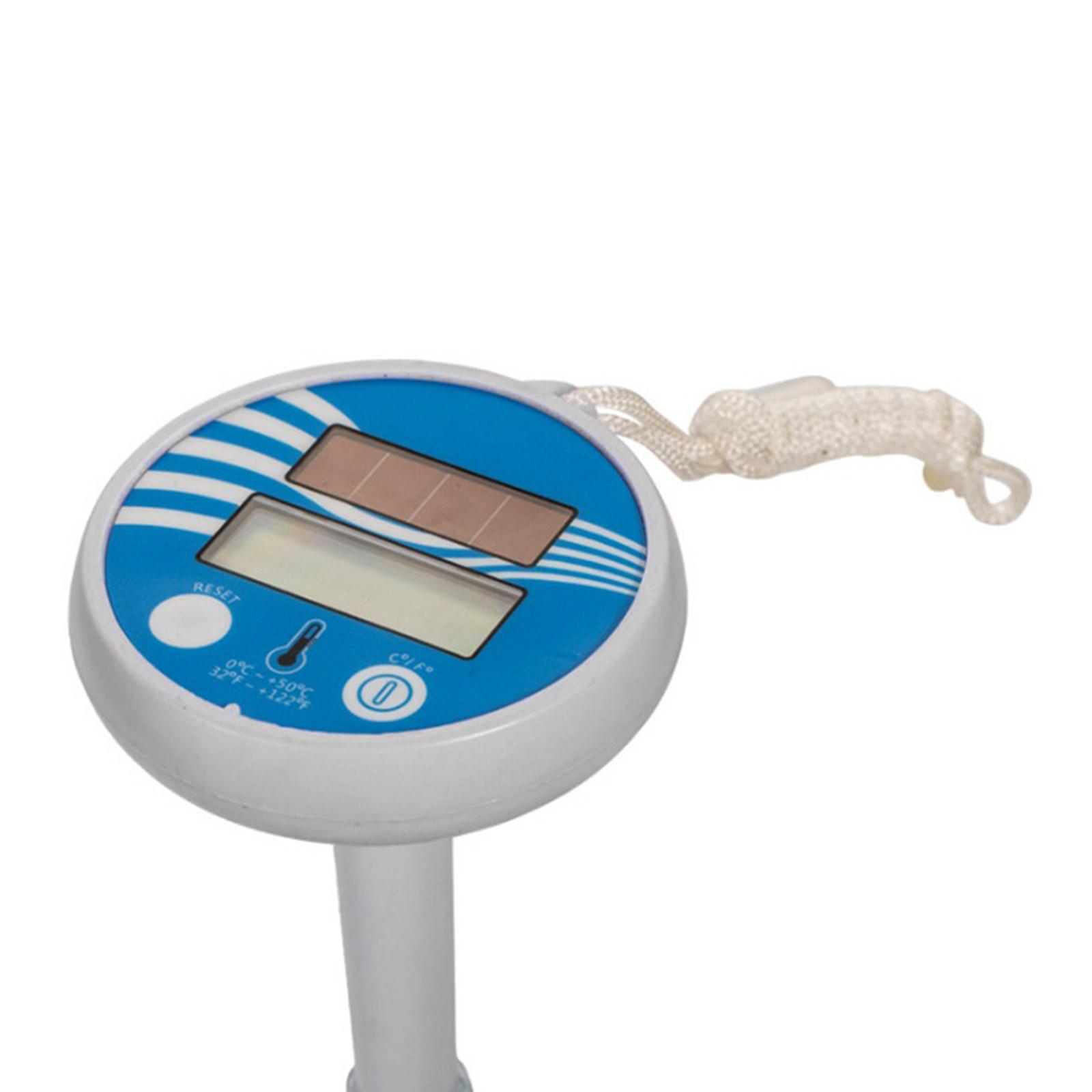 Outdoor Power For Hot Tub - Digitales Schwimmbadthermometer, solarbetrieben, leicht ablesbar, schwimmendes