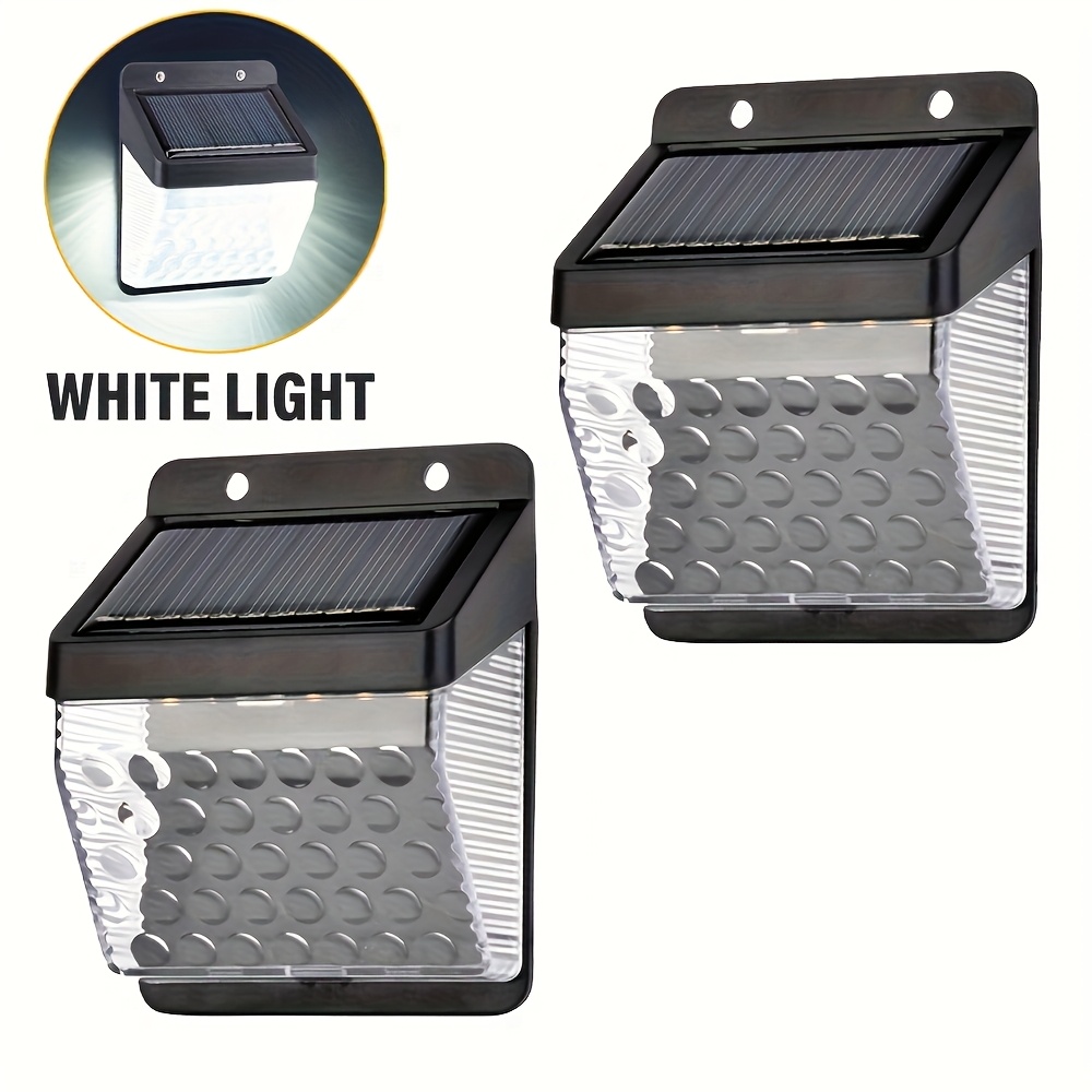 Outdoor Power Lights - LED Solarleuchte mit PIR-Bewegungssensor, Wasserdichte Solarlampe