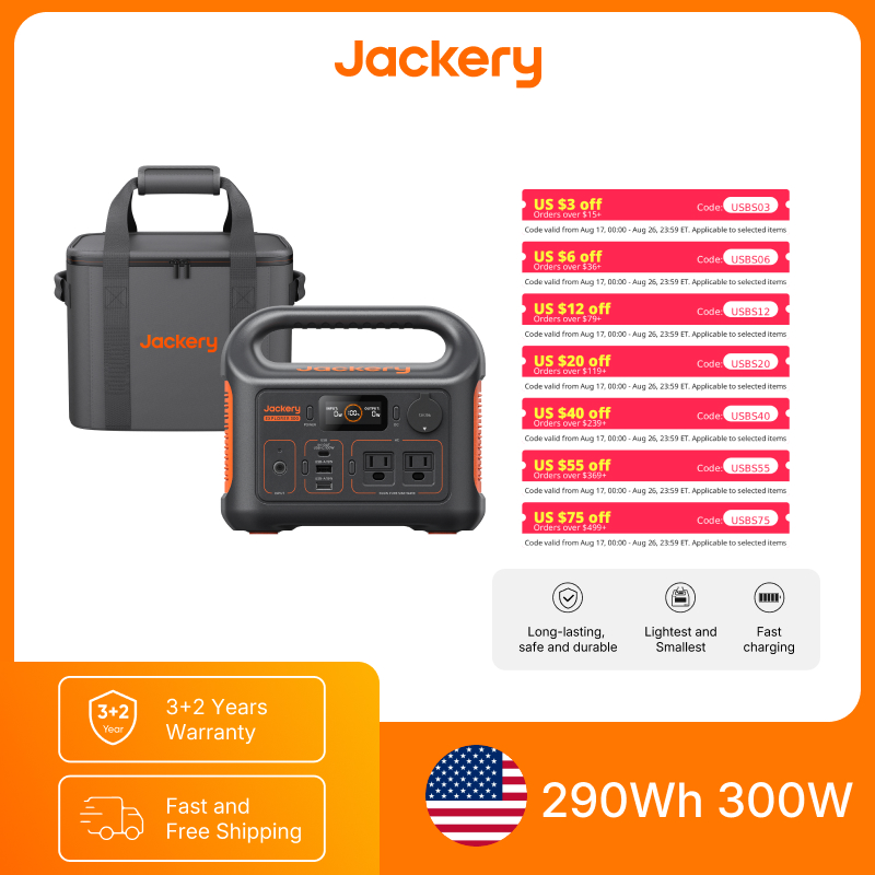 Power Outdoor Jackery - Jackery Tragbare Powerstation Explorer 300 Neu