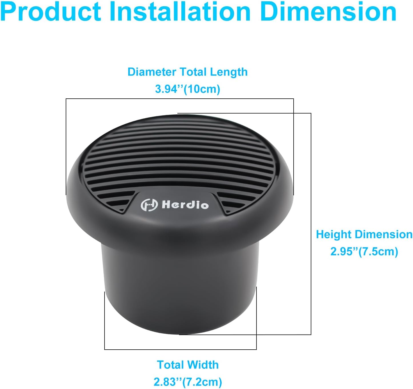 Herdio 2PCS 3'' Bluetooth Mari – Outdoor Power For Hot Tub Bewertung und Preis
