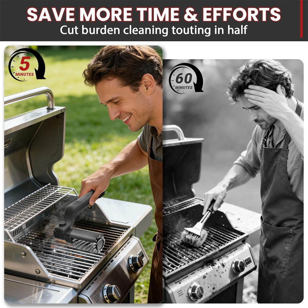 Elektrische Grillbürste, wiede – Outdoor Power Brush Bewertung und Preis